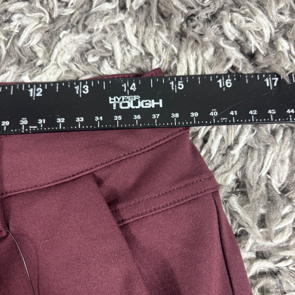 BYLT Premium Basics Everyday Pant 2.0 Slim Fit Maroon 33 EDAY2_PANT_MRN_33 NWT - Picture 4 of 9